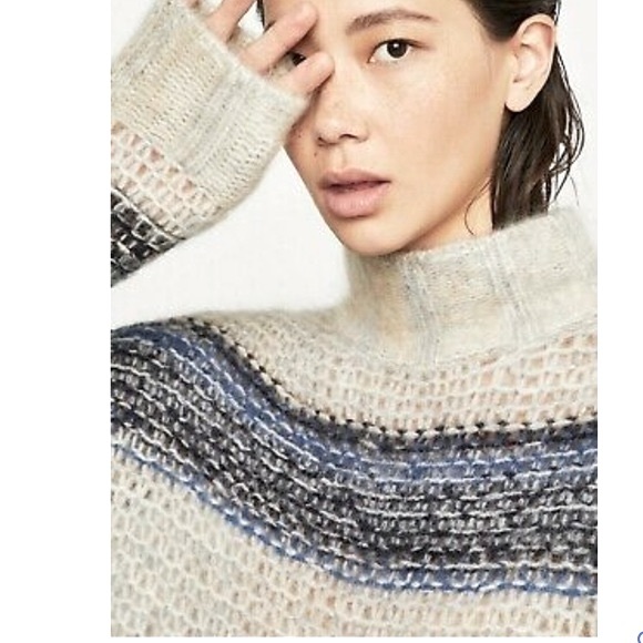 BCBGMaxAzria Cerulean Striped Mohair Tunic - Picture 6 of 16